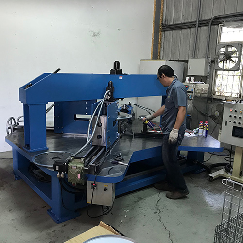 Custom made table top edge bending machine